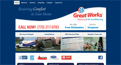 Desktop Screenshot of greatworkshvac.com